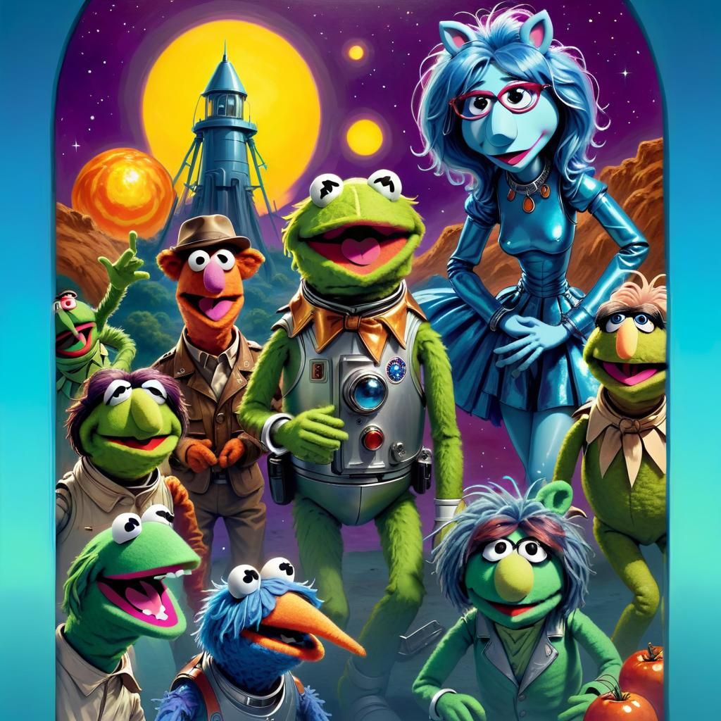 Interdimensional Muppet Safari: Sci-Fi Pop Art Adventure