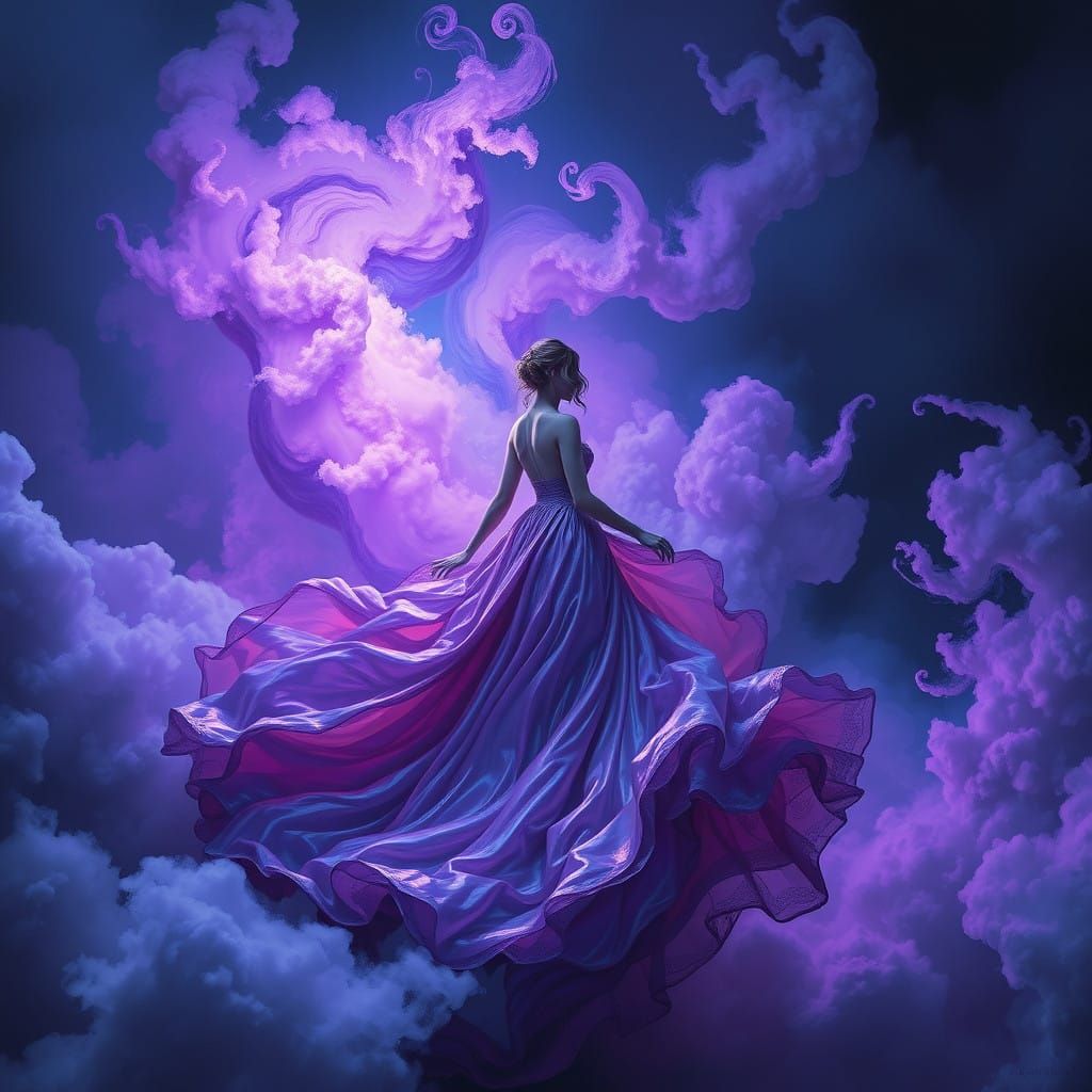 Surreal Goddess in Ethereal Dreamworld