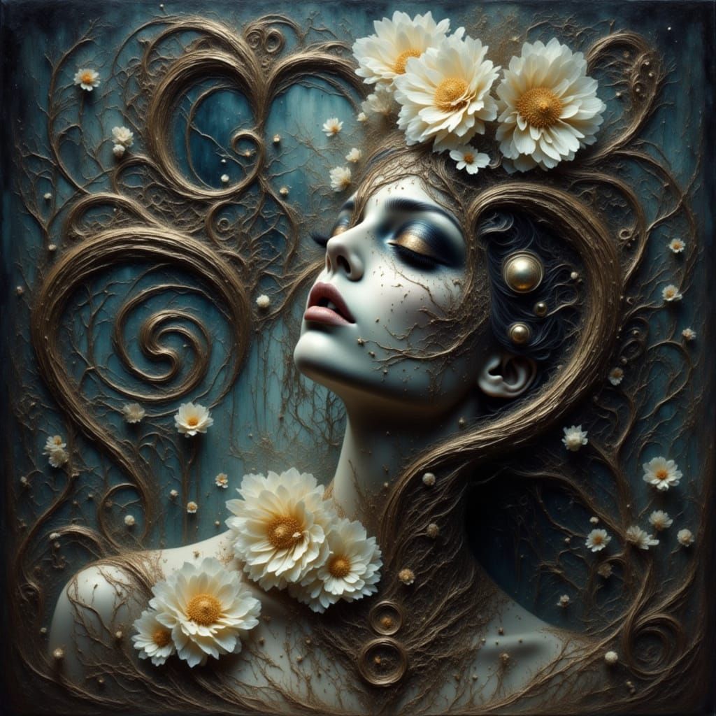 Macabre Surreal Scene of Lingering Thought