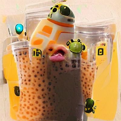 Delicious Boba Tea Still Life