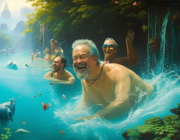 guys at the local resort
