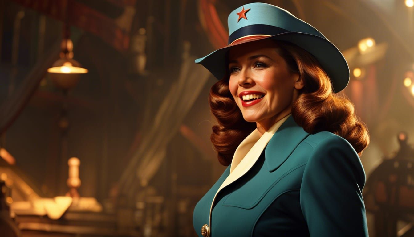 Diana Rigg as Peggy Carter