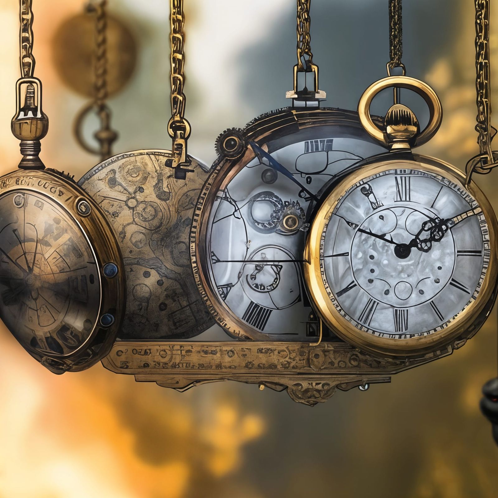 Steampunk Pocket Watches as Vintage Jewelry
