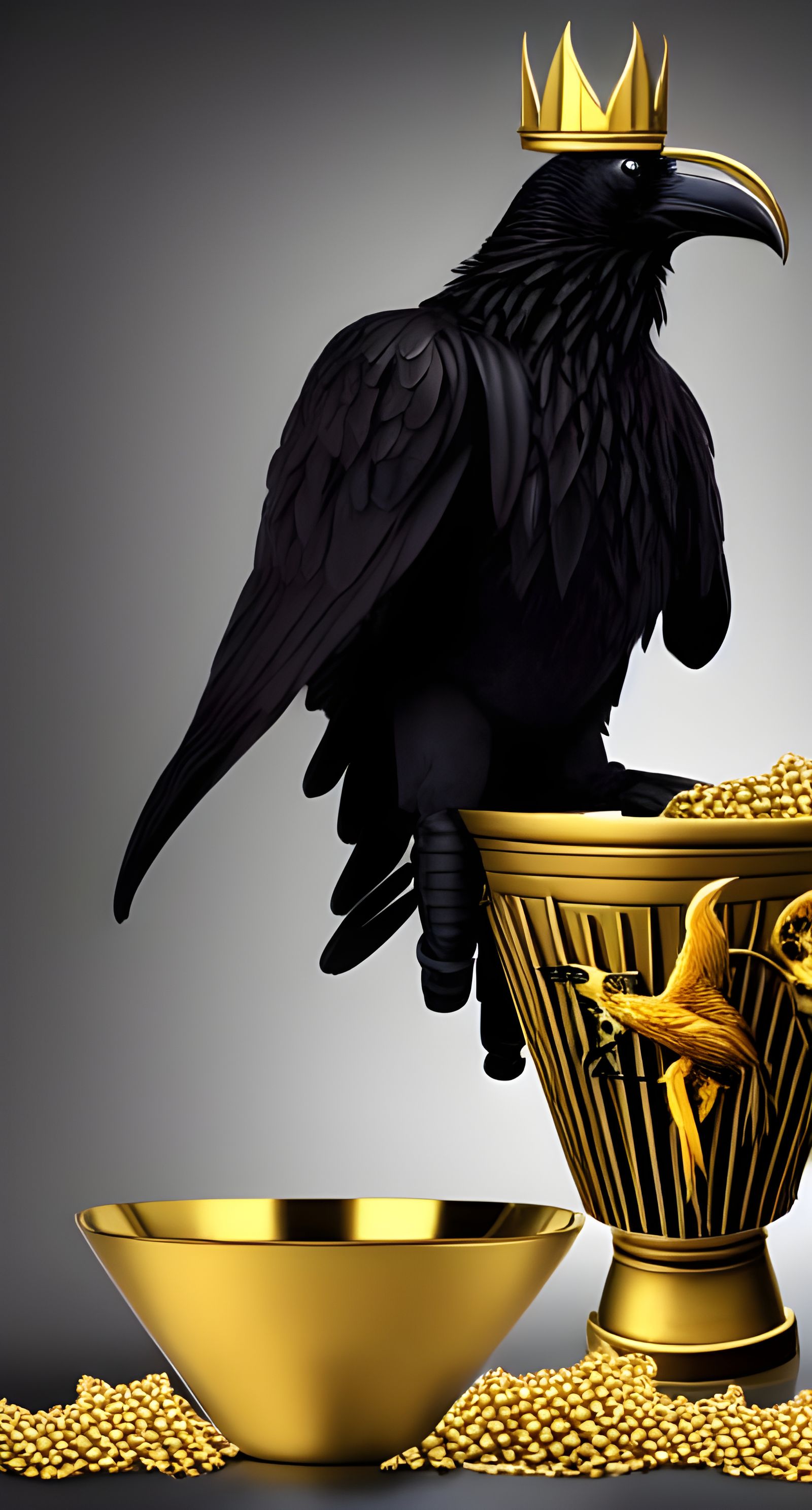Golden Cup Raven: Cornpunk Concept Art