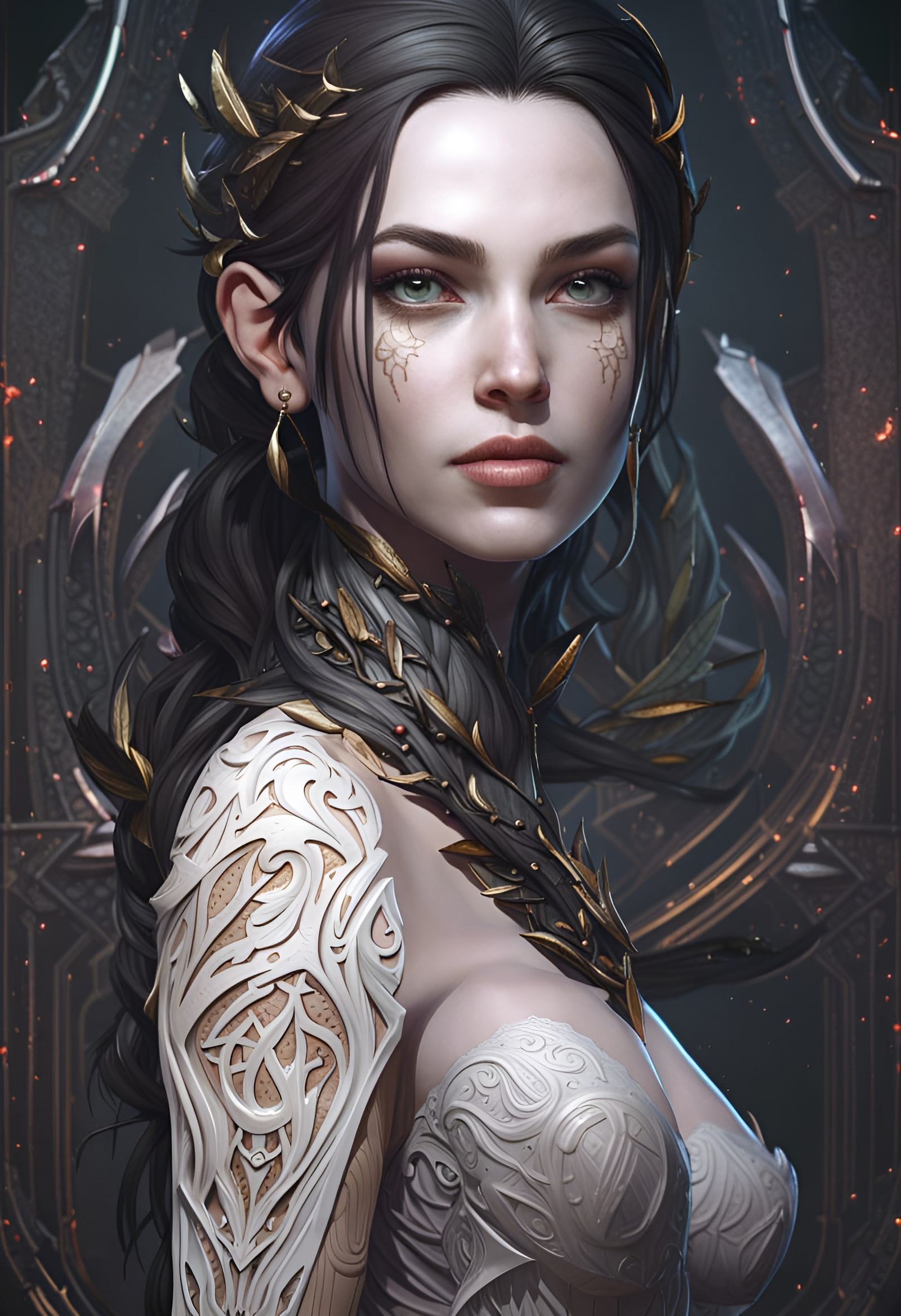 Fantasy Portrait of a Beautiful Woman in Unreal Engine