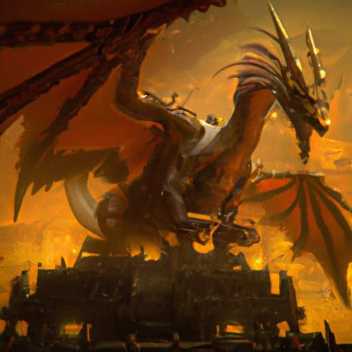 King Ghidorah: Dark Fantasy Concept Art in 8k