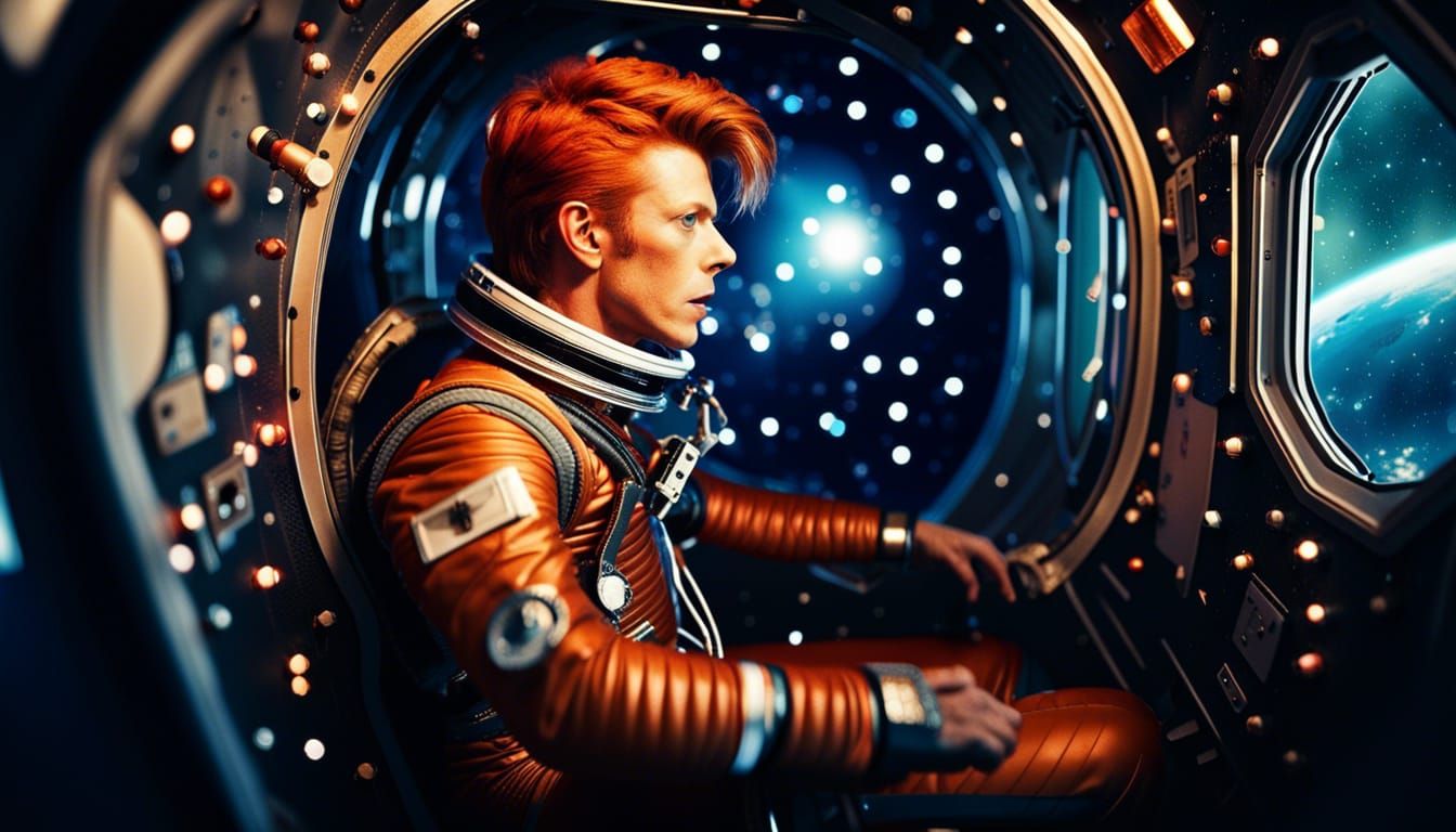 Astronaut in Space Capsule: Professional Photography