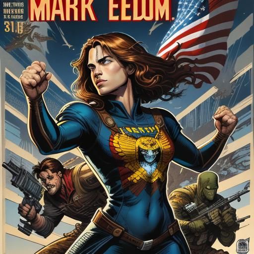 Comic Book Art: Freedom Realized