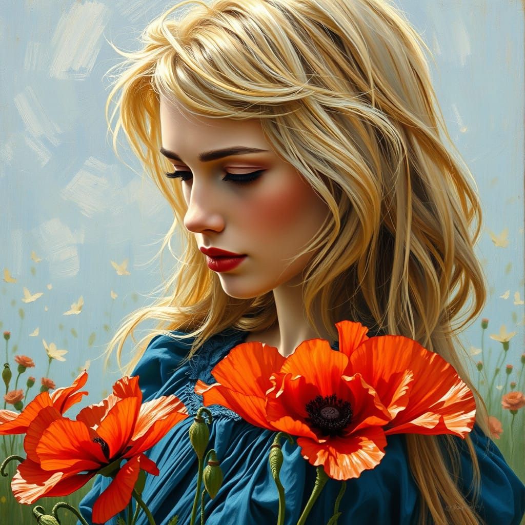 Baroque Beauty in Vibrant Post-Impressionist Style