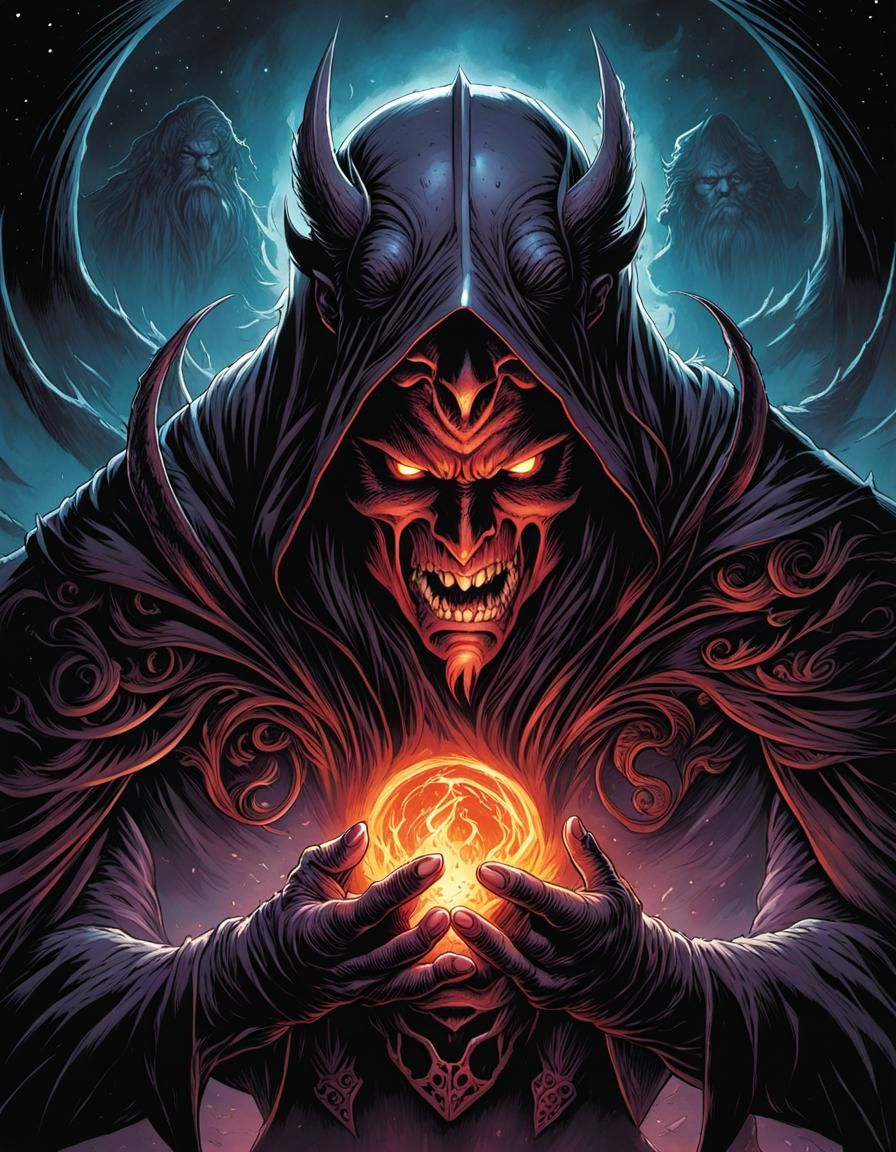 Demoniac Humans Comic Book Art by Brooks and Mumford