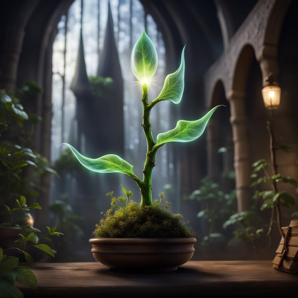 Magical Wand Plant Growing for Wizard