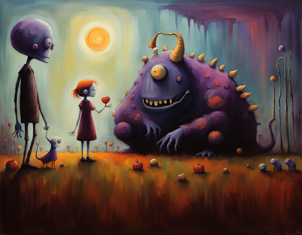 Évolution d'une bête  vers un gentil monstre :-)