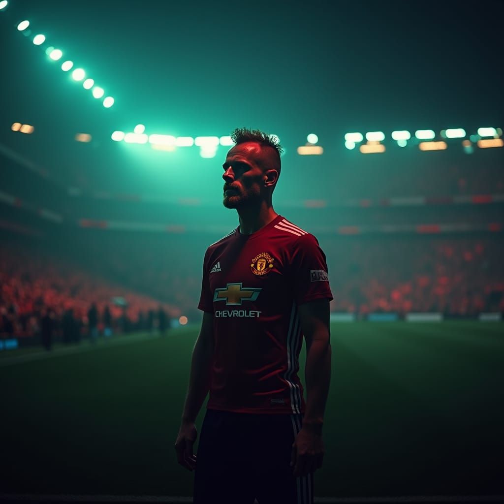 Erik Ten Hag in Mystical Old Trafford Concept Art