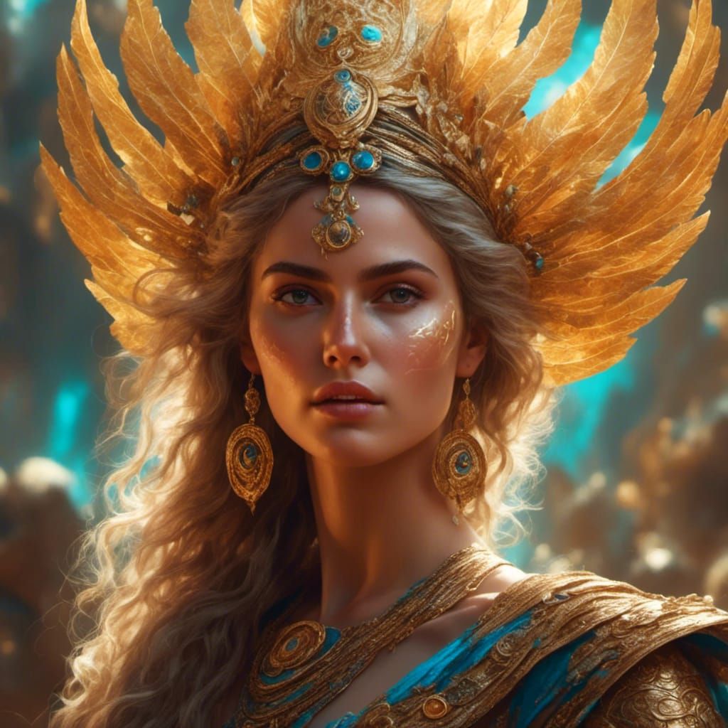 Hyperrealistic Semele Portrait in Cinematic Style