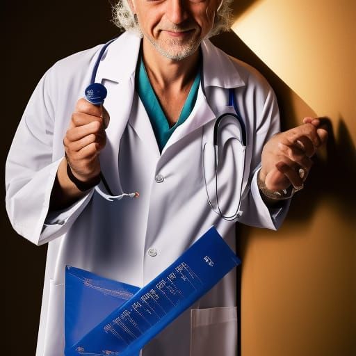 Magical Doctor Portrait with Professional Photography Style