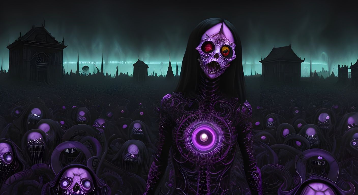 Eldritch Invasion: A Hyperrealistic Horror Masterpiece