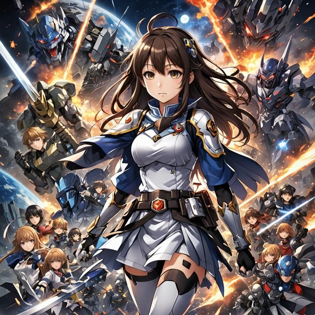 Priestess Loses Power: Anime Key Visual Art