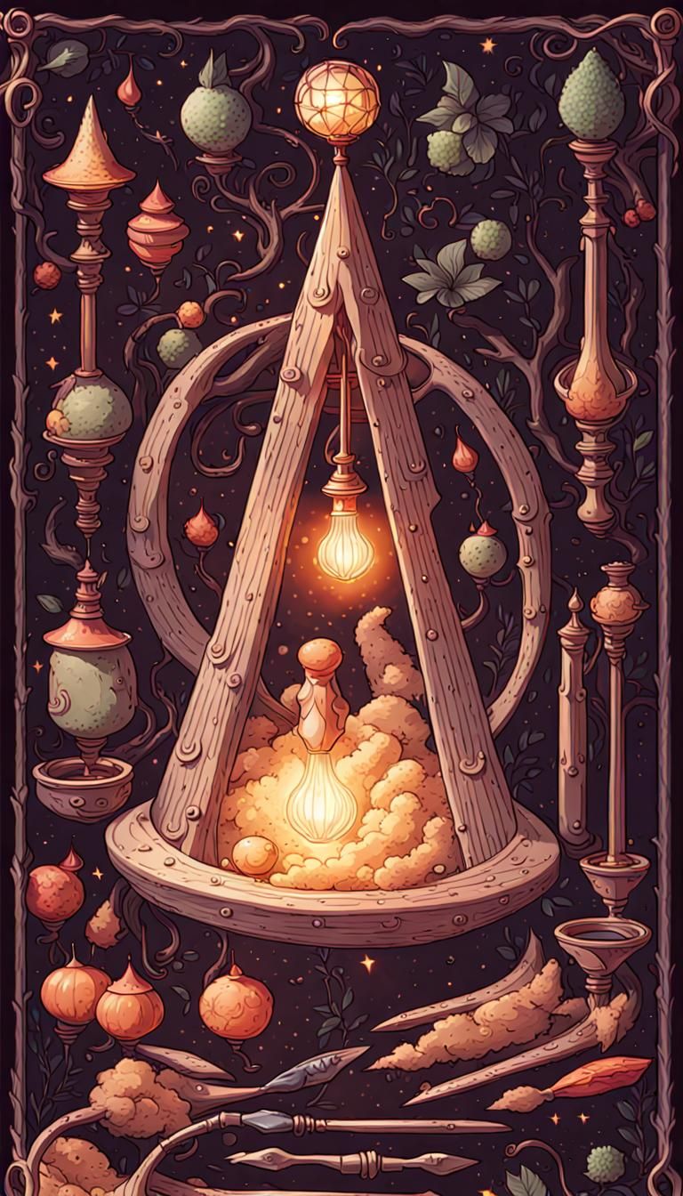 Enchanting Wizard and Witch in a Fantasy Realm