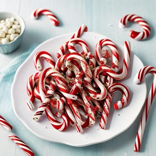 AI Generated Candy Canes