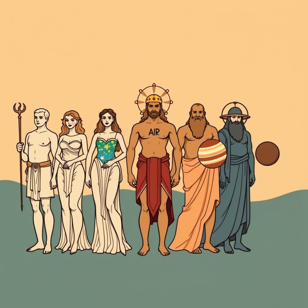 Planetary Gods: Personification of the Seven Planets