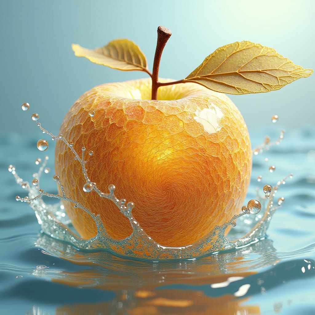 Golden Apples in Rippling Water: Cyberpunk Fractals