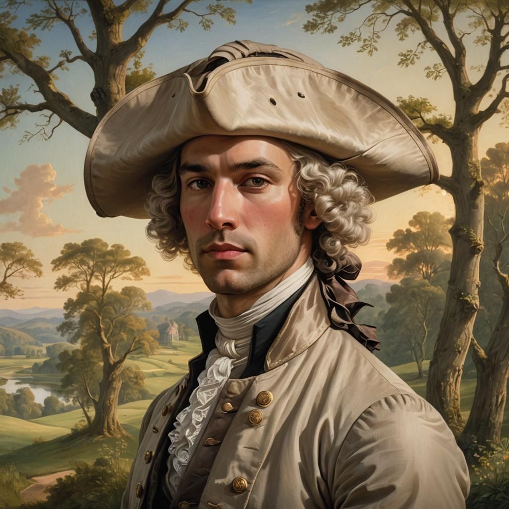 Neoclassical Portrait of a Scottish American Gentleman