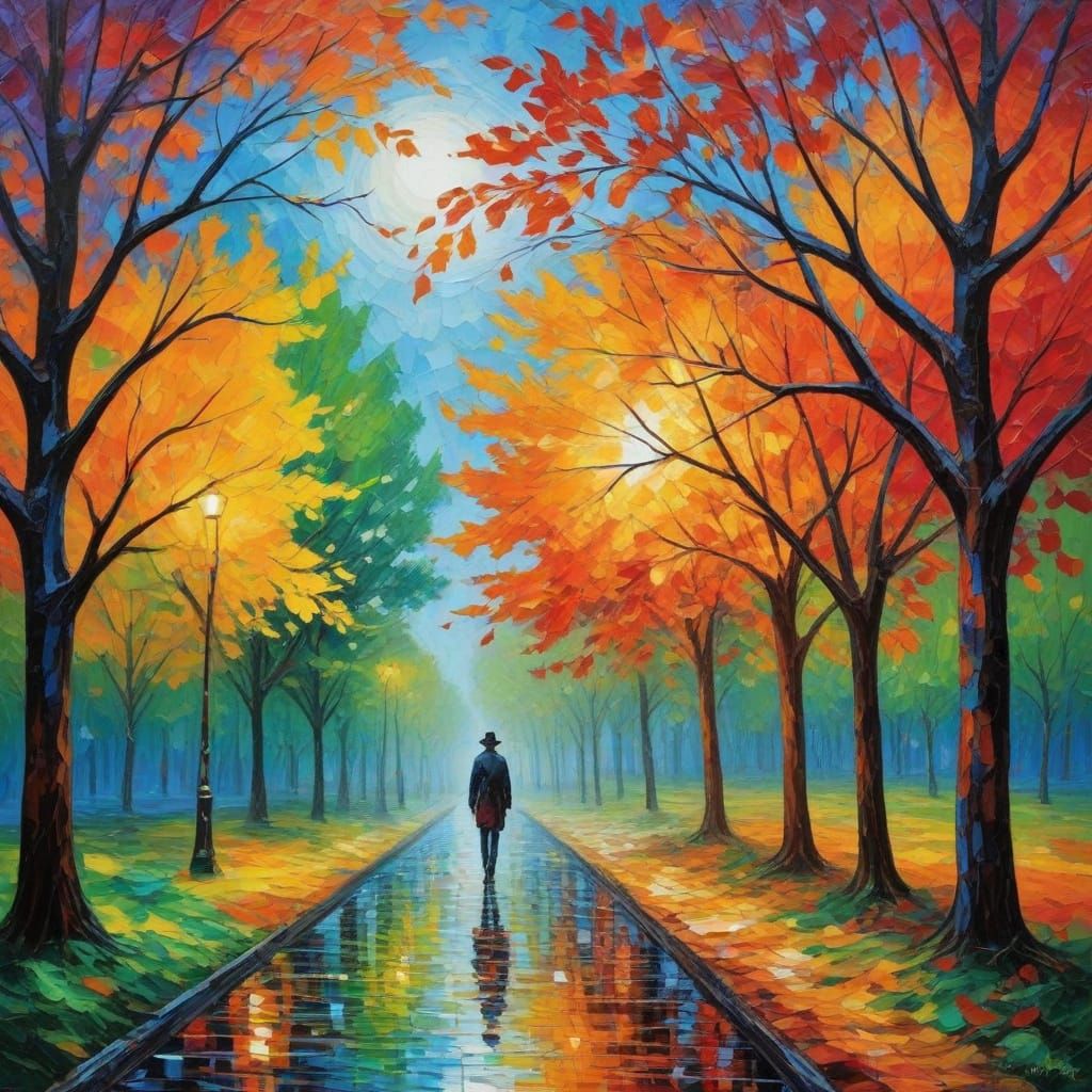 Vivaldi's Four Seasons in Vibrant, Abstract Cultural Harmony