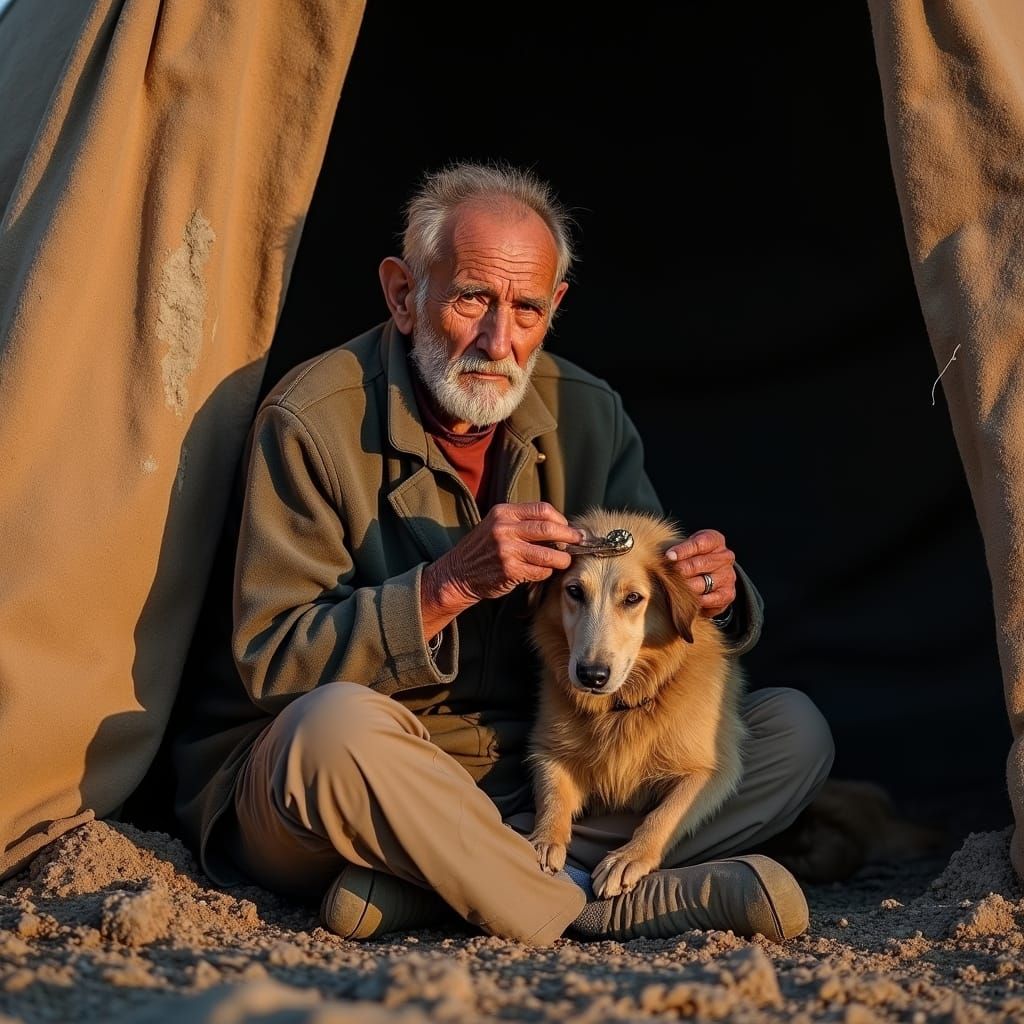 Yörük Man Carving Kaval in Taurus Mountains