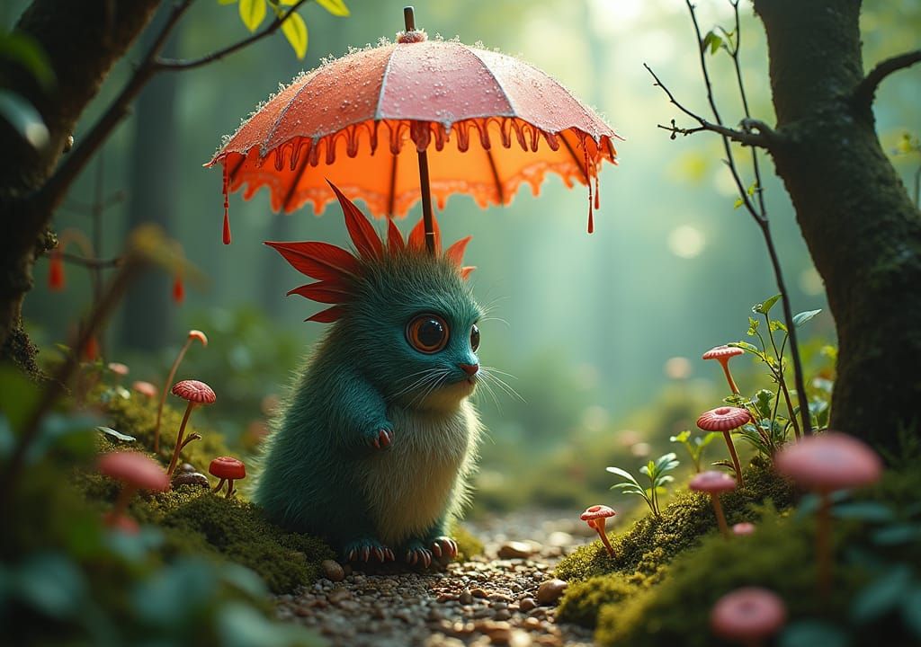 Enchanted Forest in Glass Box: Anarchitecture Style