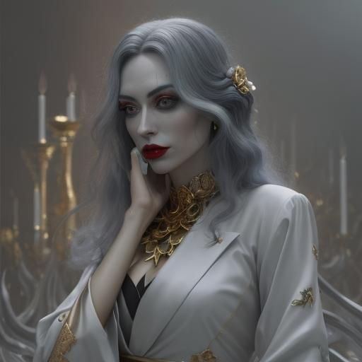 Surreal Glamour: A Vibrant Maximalist Masterpiece