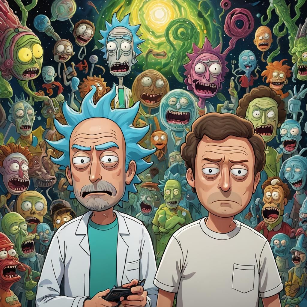Cartoon Crossover: Rick and Peter Meet