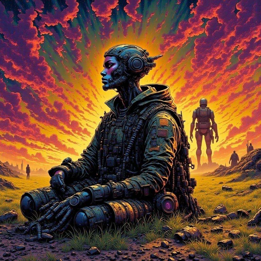 Cybernetic Uprising Under Alien Skies