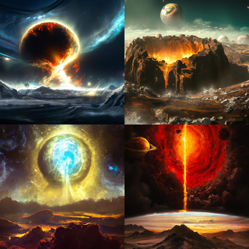 Younger Dryas Impact Theory Digital Matte Painting