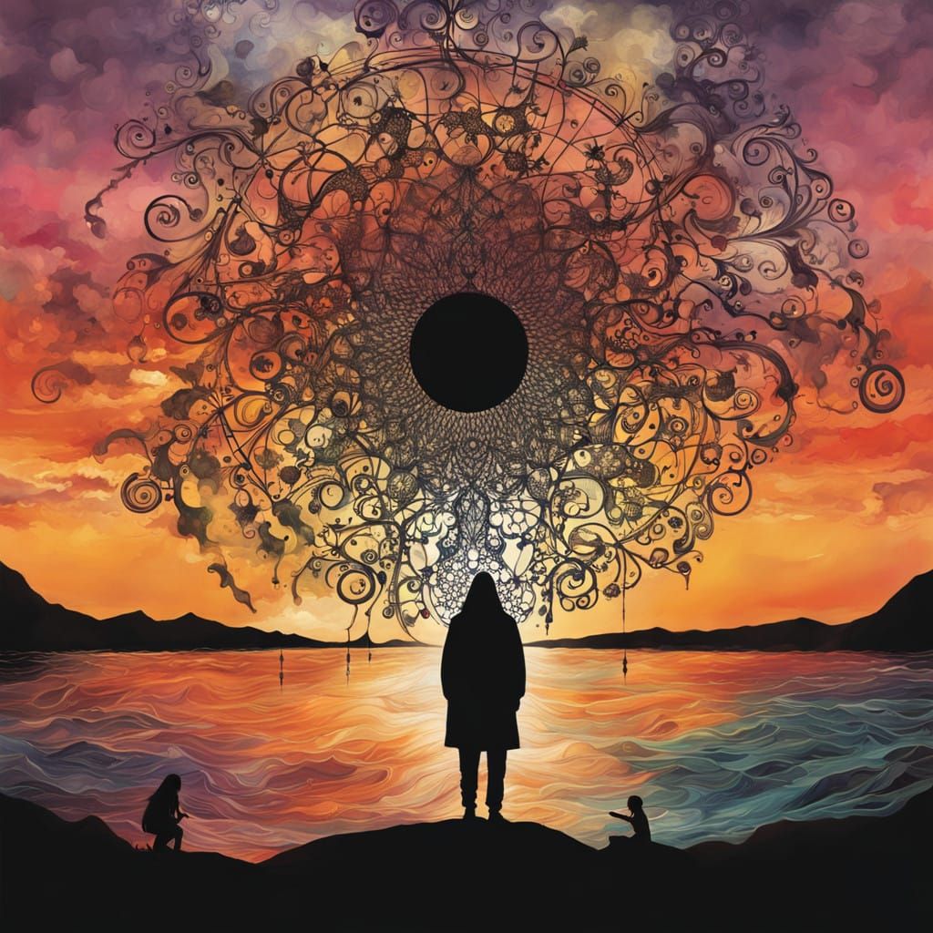 Futuristic Goddess Embodies Resilience and Strength in Harmo...