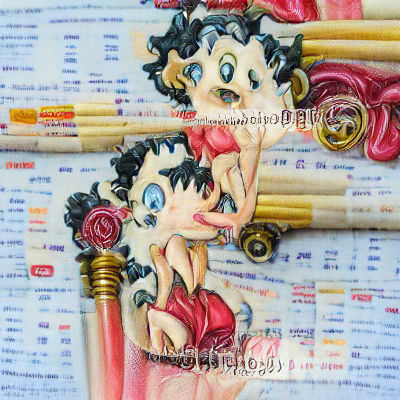 Stylized Cartoon Character in 1930s Style