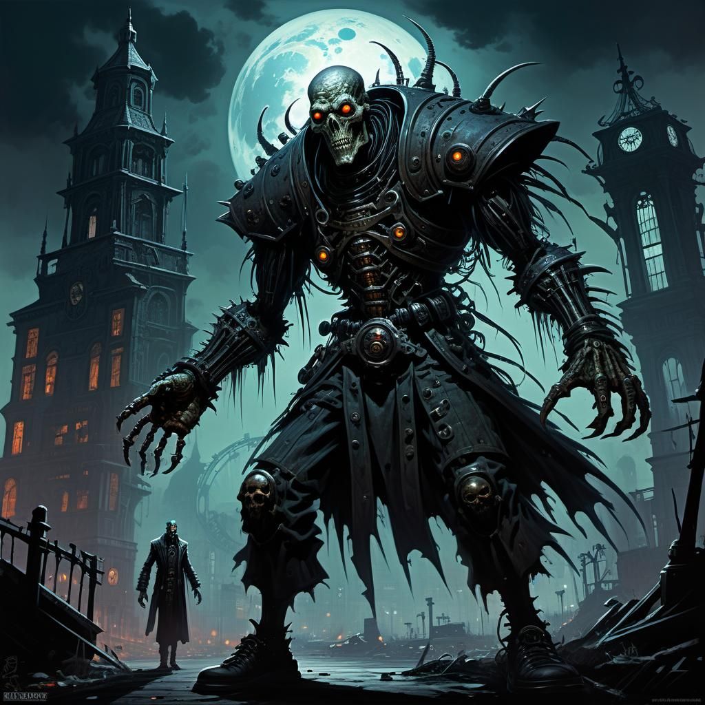 Sinister Biopunk Tzimisce in Dark World Style