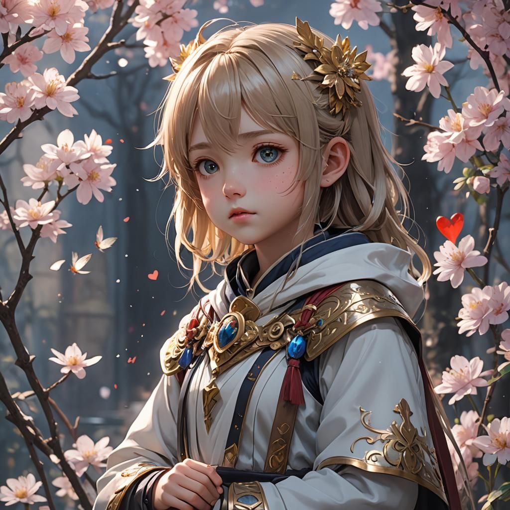 Anime Child of the Heart in 3D