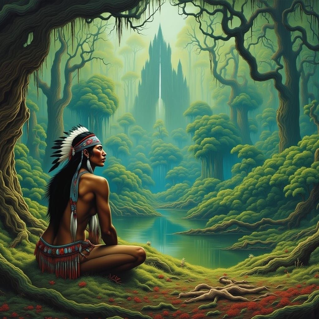 Native American Inspired Plant Life Appreciation