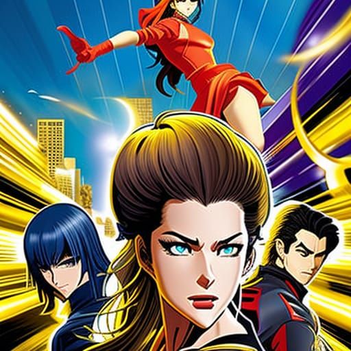 Anime Portrait of Heather Langenkamp in Streets of Rage Styl...