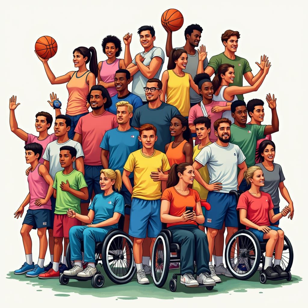 DC - Athletes without Barriers; group athlete pic