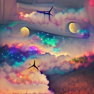 Abstract Dreamscape Generated by AI