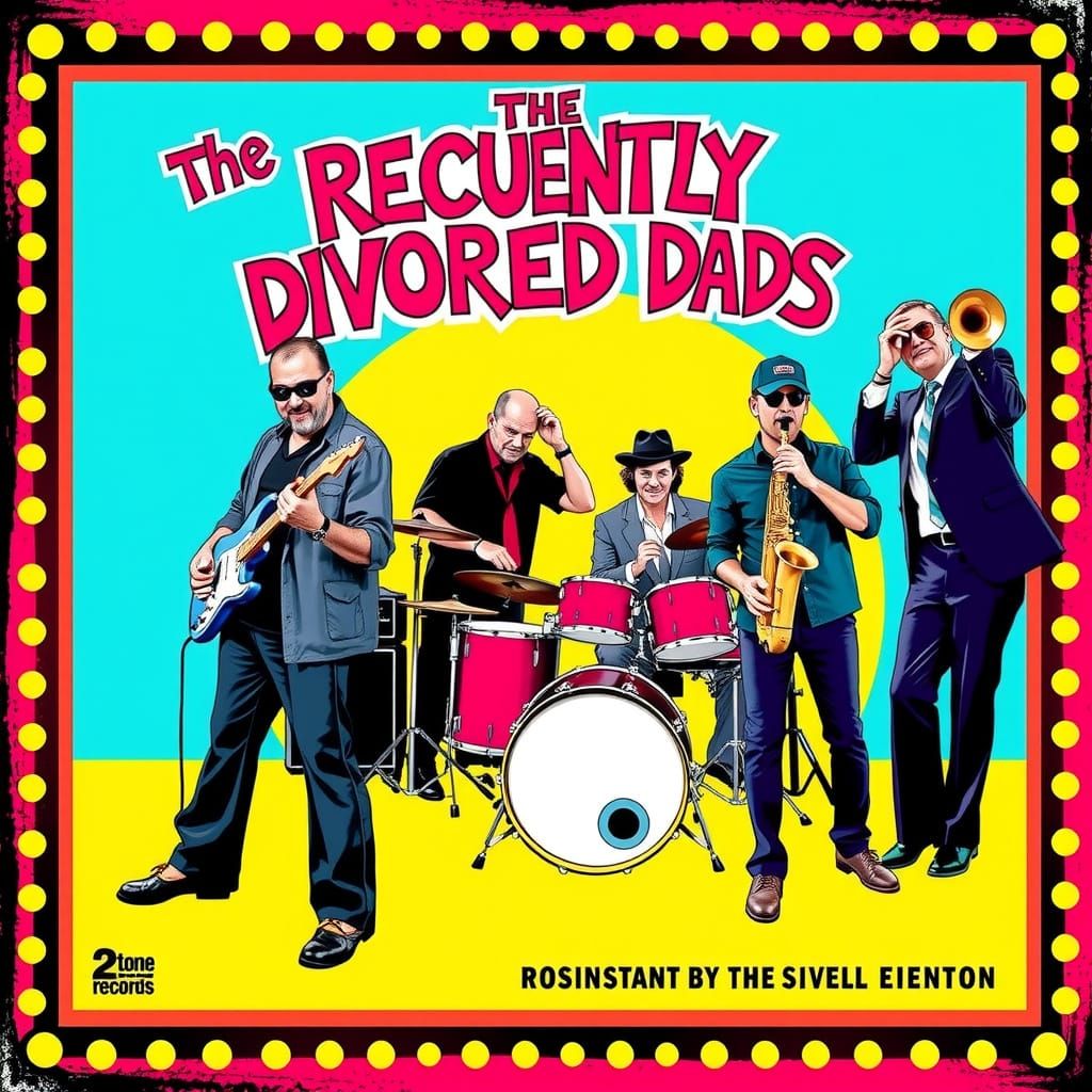 1990s Ska Revival Album Cover Art