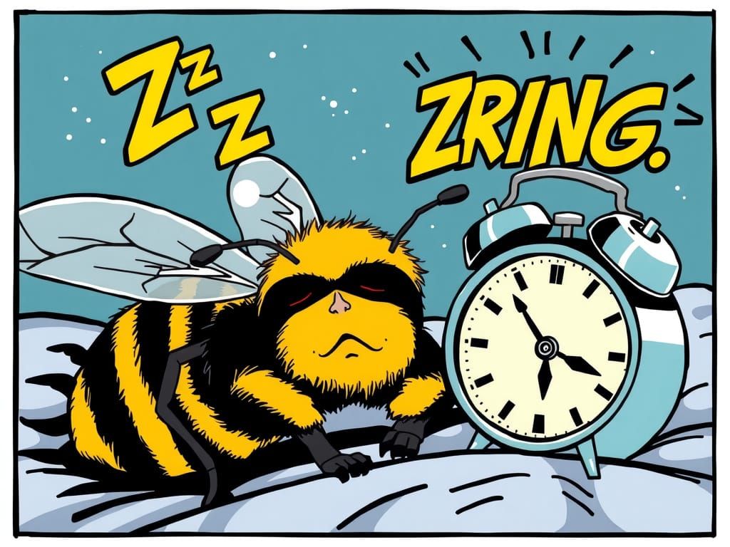 Bumblebee's Nap: A Comic Book Moment