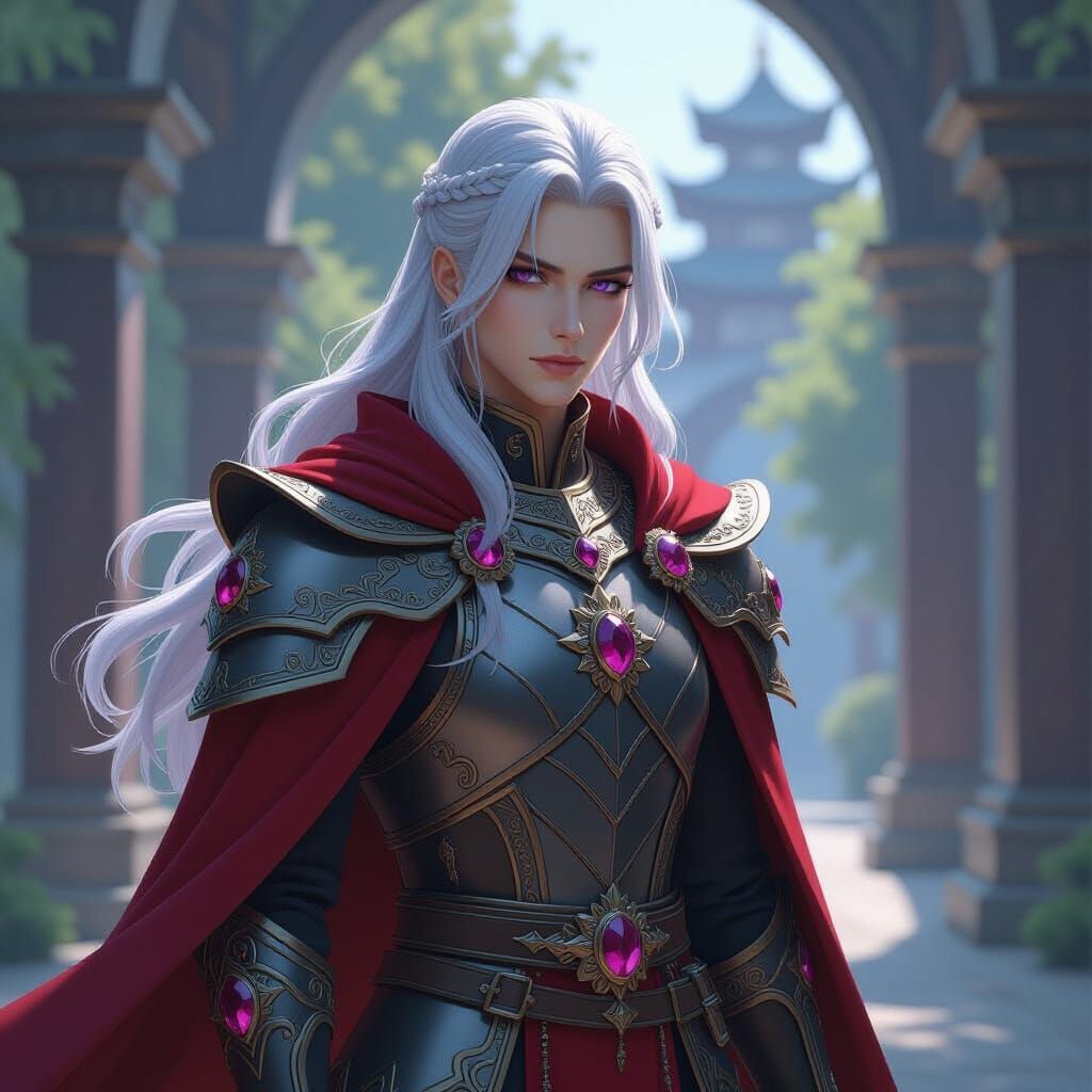 Rhaegar Targaryen in Divine Realm, Anime Style