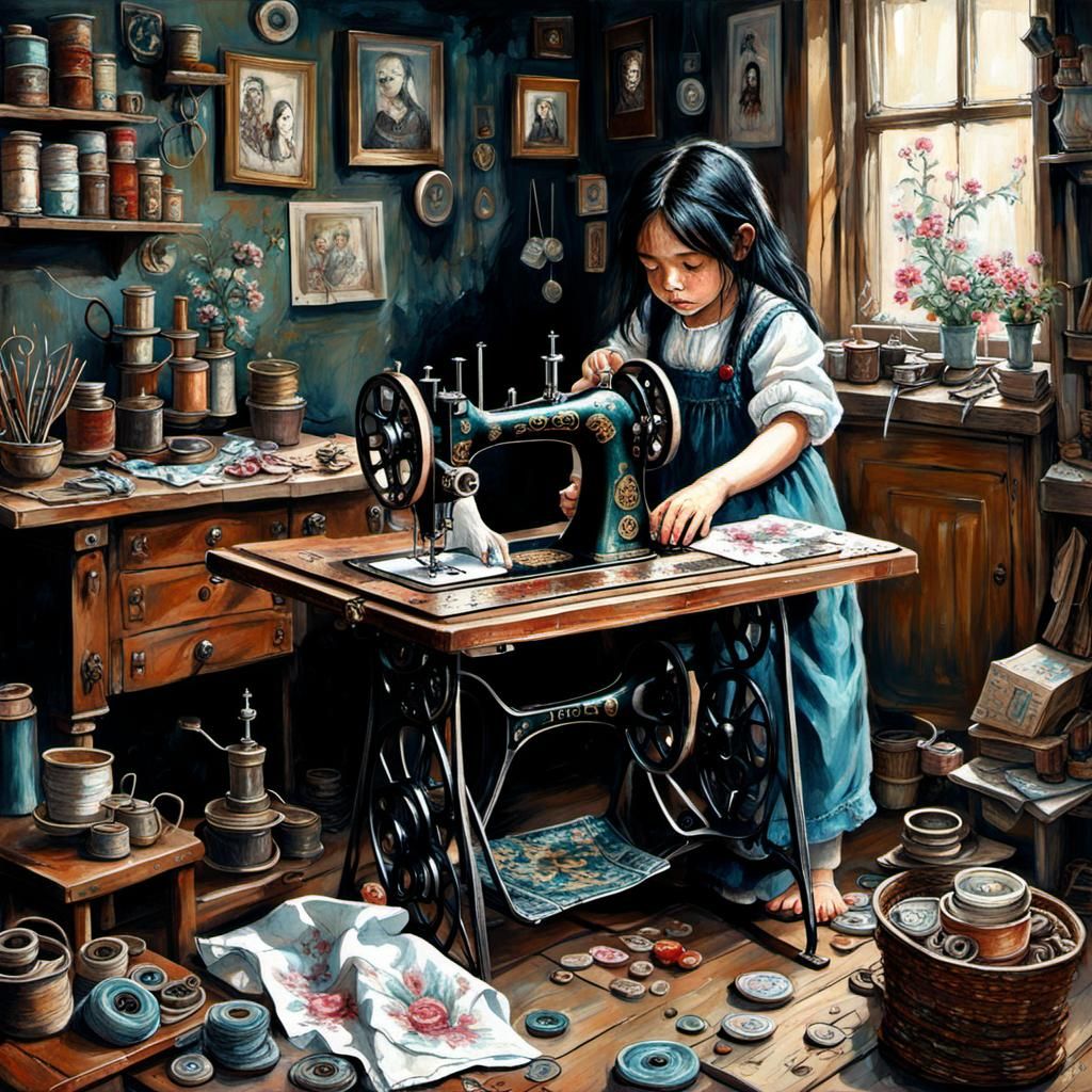 Vintage Technology (sewing machine)