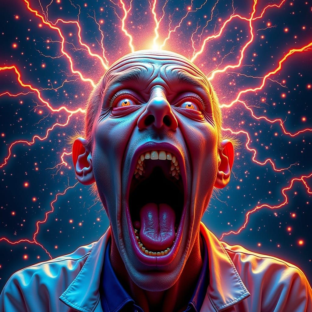 Melter of Reality in Vibrant Escher-Style Chaos