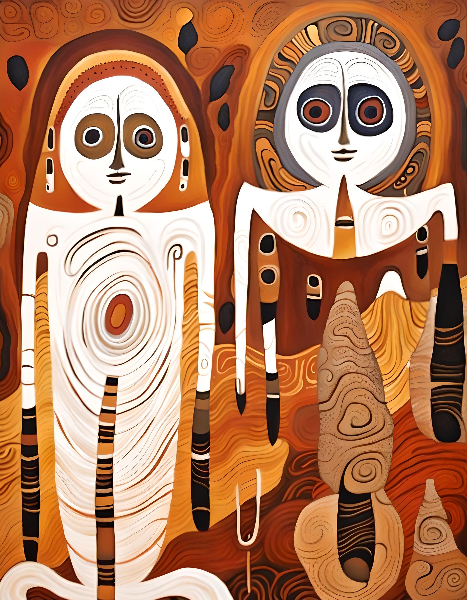 Aboriginal Rock Art: Wandjina Creation Goddess