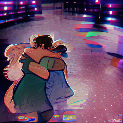 Two Slow Dancers Graphic