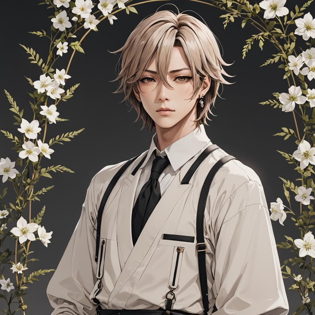 Aesthetic Ouji/Boystyle AI Image