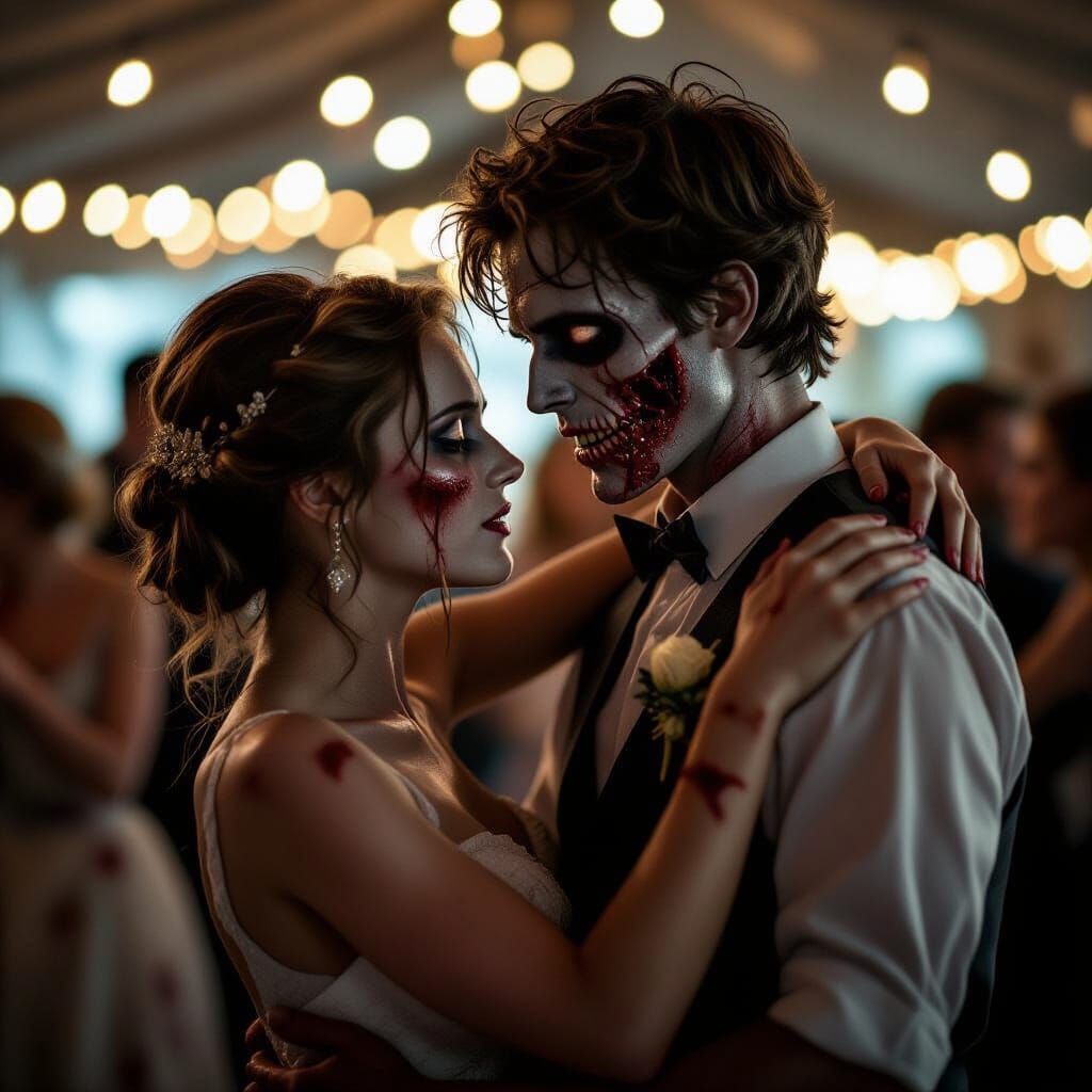 Zombie Prom Slow Dance: A Melancholic Embrace